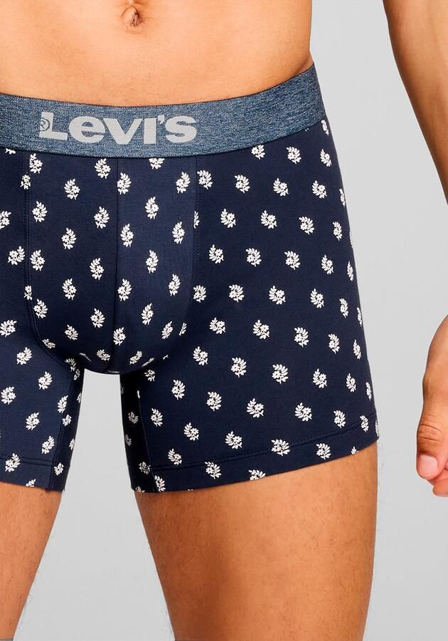 Levi's Boxershort LEVIS MEN DENIM GEO BOXER BRIEF 2P (Set van 2)