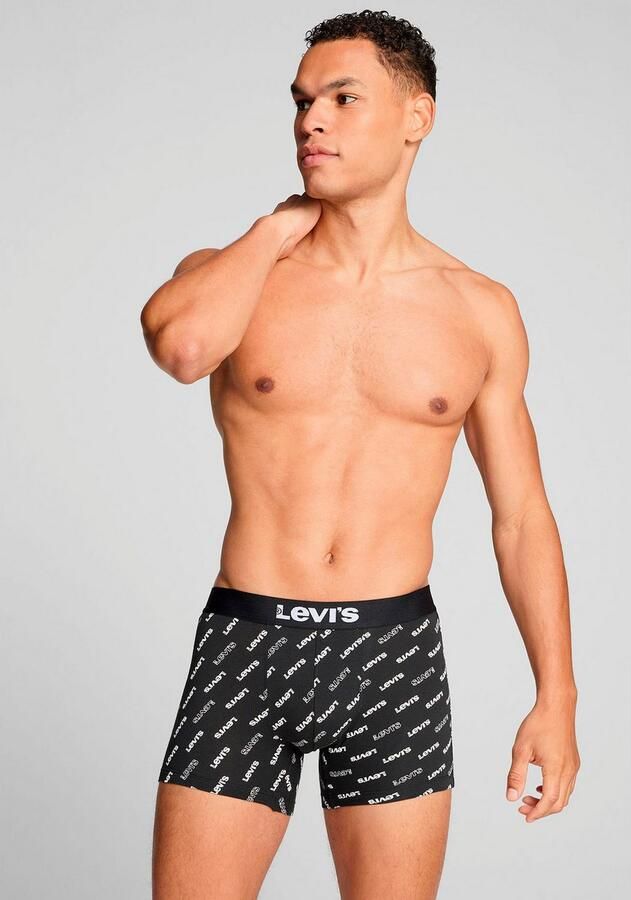 Levi's Boxershort met elastische band met label in een set van 2 stuks model 'LOGO'
