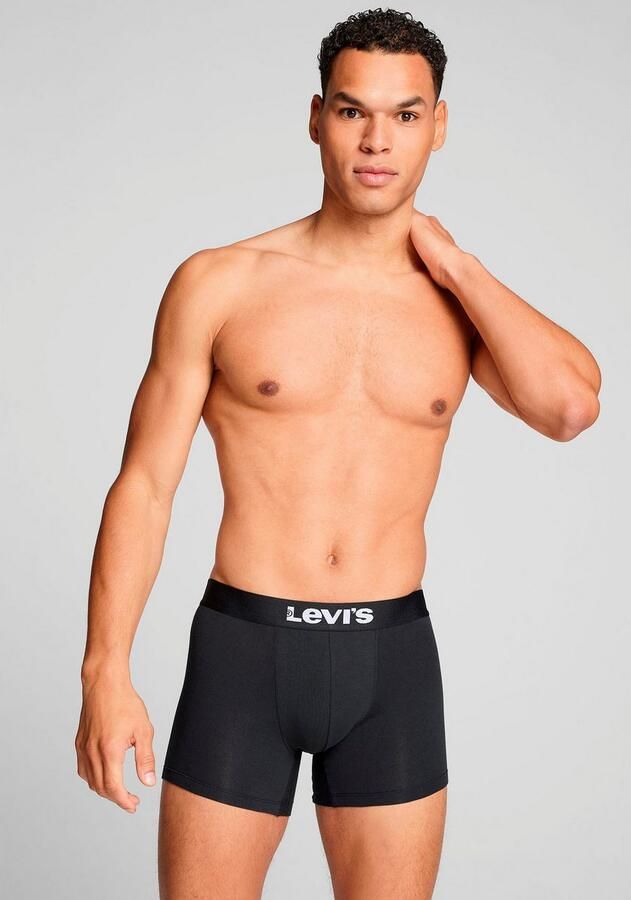 Levi's Boxershort met elastische band met label in een set van 2 stuks model 'LOGO' - Foto 2