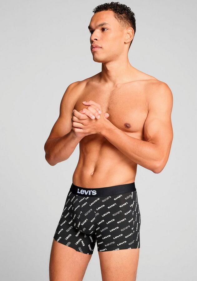 Levi's Boxershort met elastische band met label in een set van 2 stuks model 'LOGO' - Foto 3