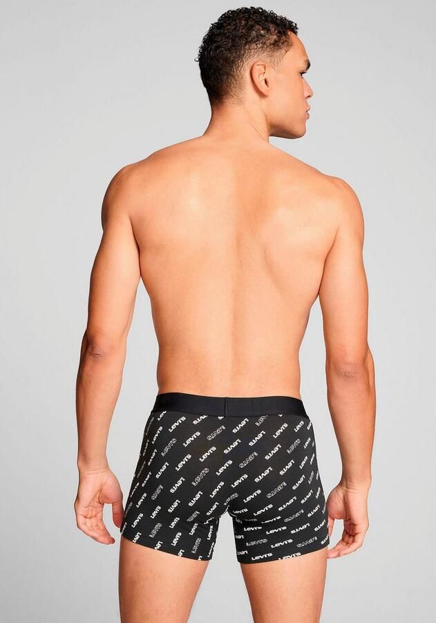 Levi's Boxershort met elastische band met label in een set van 2 stuks model 'LOGO' - Foto 4