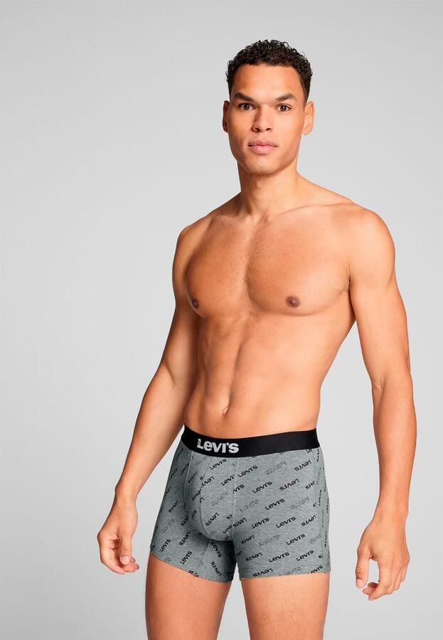 Levi's Boxershort LEVIS MEN LOGO AOP BOXER BRIEF ORG CO 2P (Set van 2)