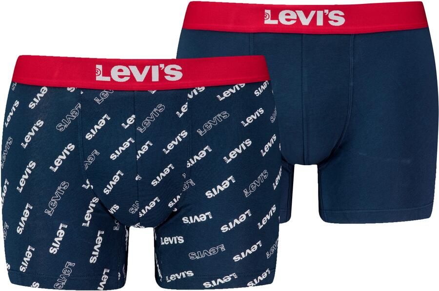 Levi's Boxershort LEVIS MEN LOGO AOP BOXER BRIEF ORG CO 2P (Set van 2) - Foto 6