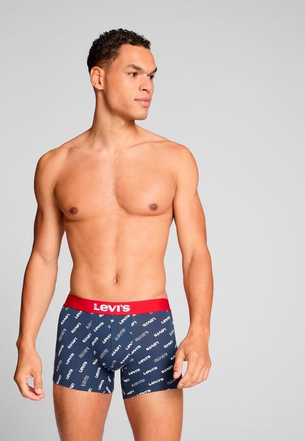 Levi's Boxershort LEVIS MEN LOGO AOP BOXER BRIEF ORG CO 2P (Set van 2)