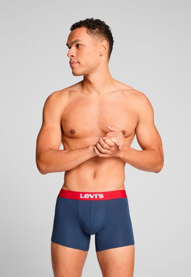 Levi's Boxershort LEVIS MEN LOGO AOP BOXER BRIEF ORG CO 2P (Set van 2) - Foto 3