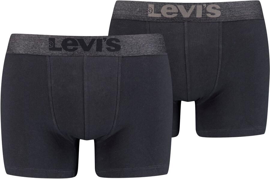 Levi's Boxershort LEVIS MEN MEL WB BOXER BRIEF ORG CO 2P (Set van 2) - Foto 2