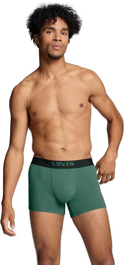 Levi's Boxershort LEVIS MEN OPT ILL BOXER BRIEF ORG CO 2P Elastische logotailleband zonder opening (Set van 2) - Foto 2