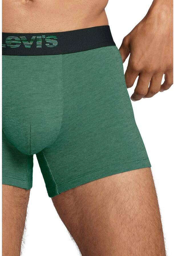 Levi's Boxershort LEVIS MEN OPT ILL BOXER BRIEF ORG CO 2P Elastische logotailleband zonder opening (Set van 2)