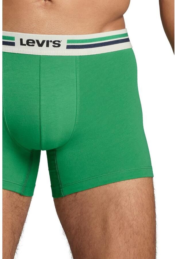 Levi's Boxershort LEVIS MEN PL SPW LOGO BOXER BRIEF ORG 2P (Set van 2)