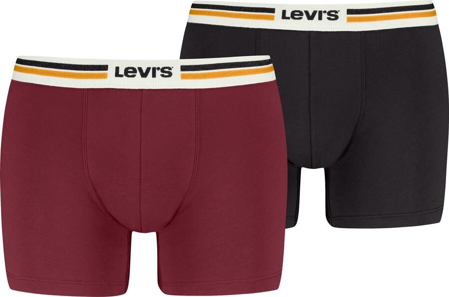 Levi's Boxershort LEVIS MEN PL SPW LOGO BOXER BRIEF ORG 2P (Set van 2) - Foto 7