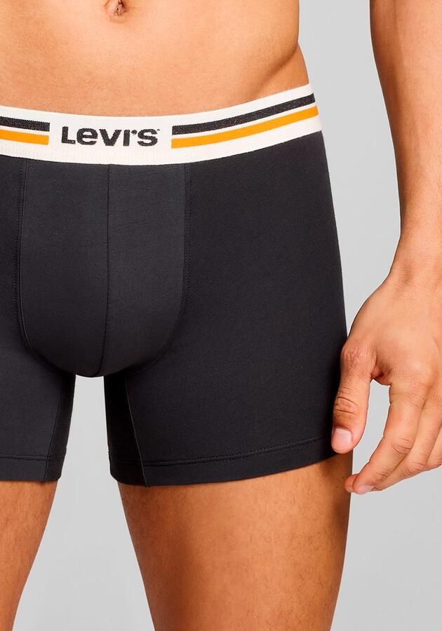 Levi's Boxershort LEVIS MEN PL SPW LOGO BOXER BRIEF ORG 2P (Set van 2) - Foto 2