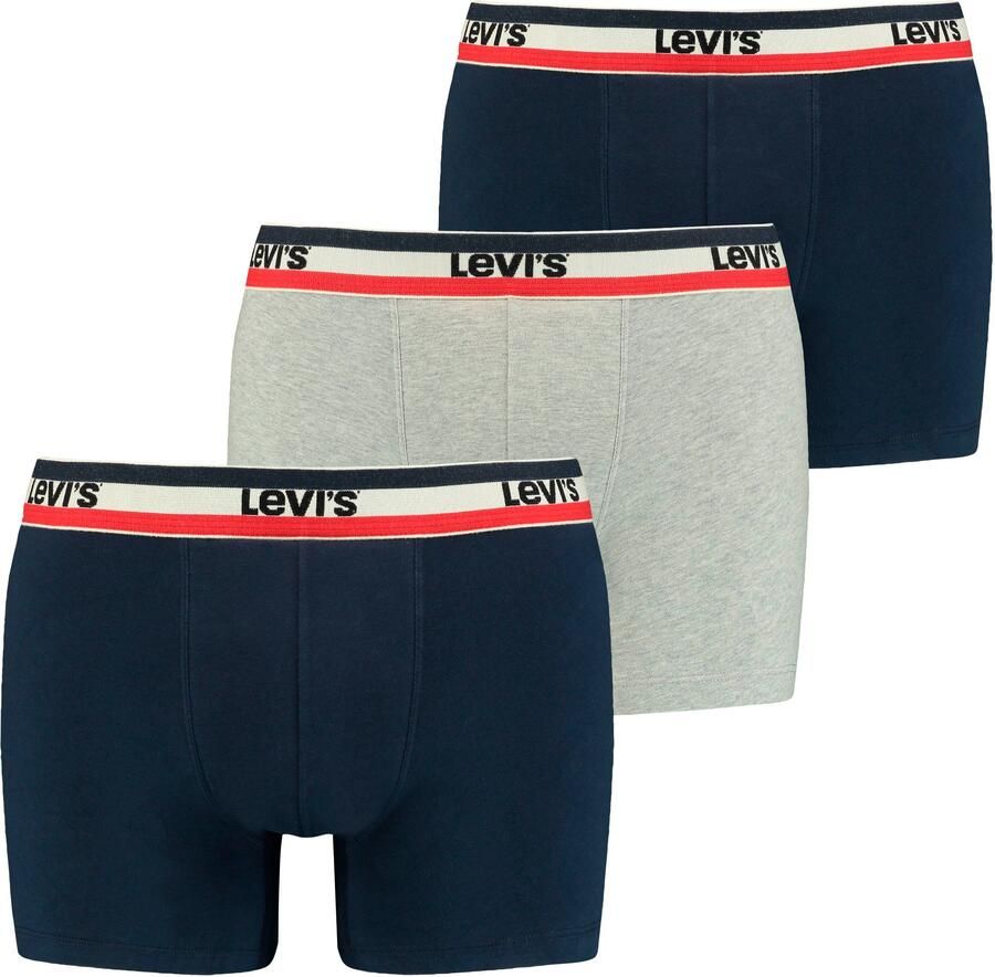 Levi's Boxershort LEVIS MEN SPRTSWR LOGO BOXER BRIEF 3P (Set van 3) - Foto 3