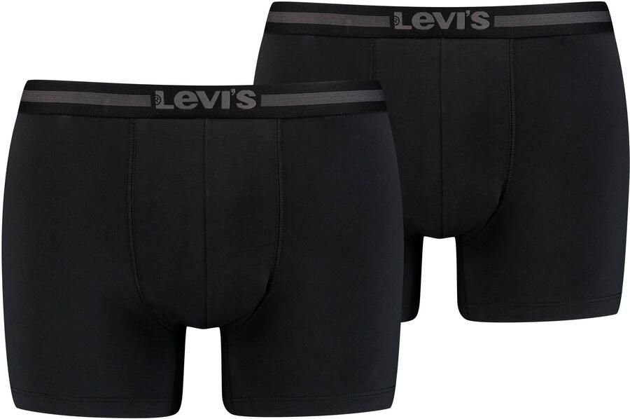 Levi's Boxershort LEVIS MEN TENCEL BOXER BRIEF 2P (2 stuks Set van 2) - Foto 2