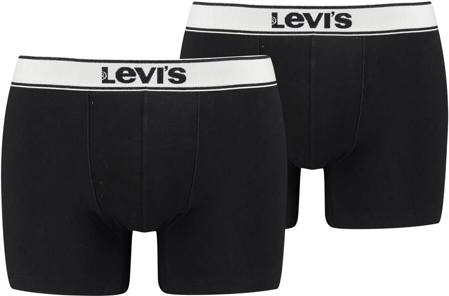 Levi's Boxershort LEVIS MEN VNTG HTR BOXER BRIEF ORG CO 2P (2 stuks Set van 2) - Foto 7