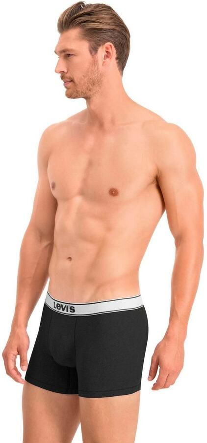 Levi's Boxershort LEVIS MEN VNTG HTR BOXER BRIEF ORG CO 2P (2 stuks Set van 2) - Foto 5