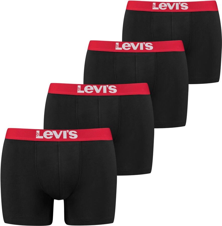 Levi's Boxershort met brede logoband (Set van 4) - Foto 2