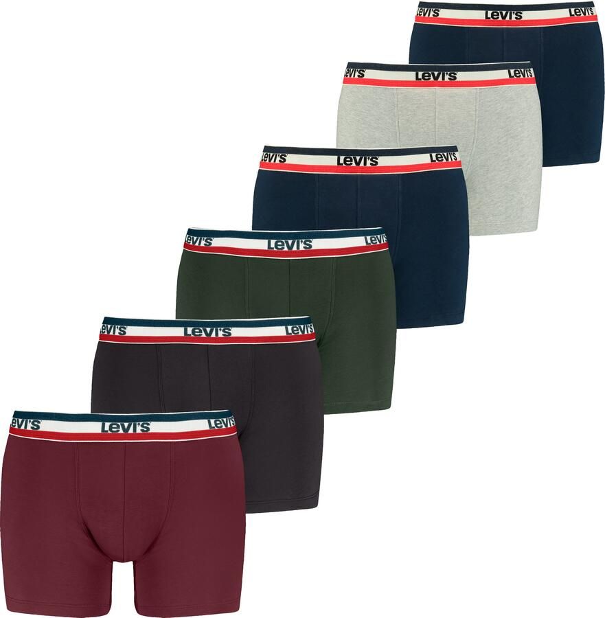 Levi's Boxershort met brede logoband (Set van 6)