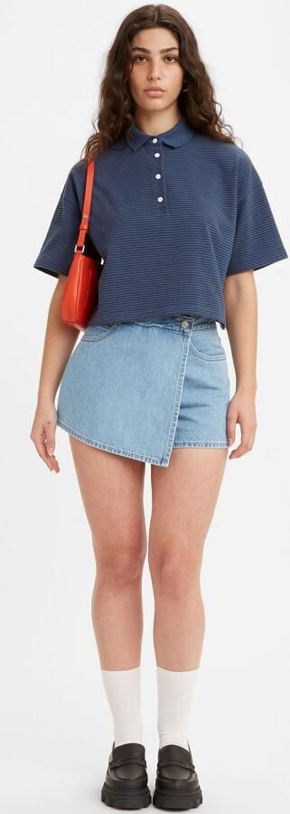 Levi's Regular fit korte jeans in wikkellook model 'IM FUN' - Foto 6