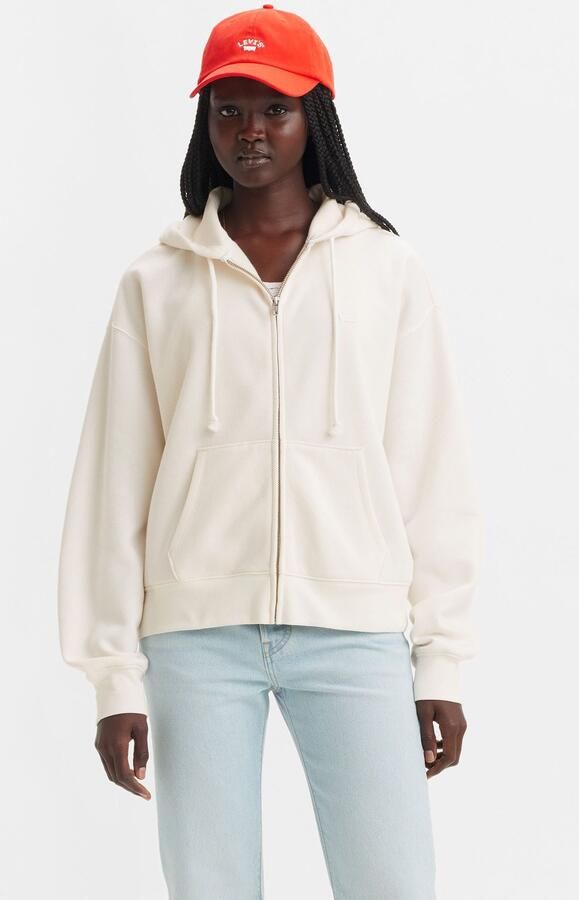 Levi's Sweatjack met extra brede schouders model 'EVERYDAY' - Foto 6