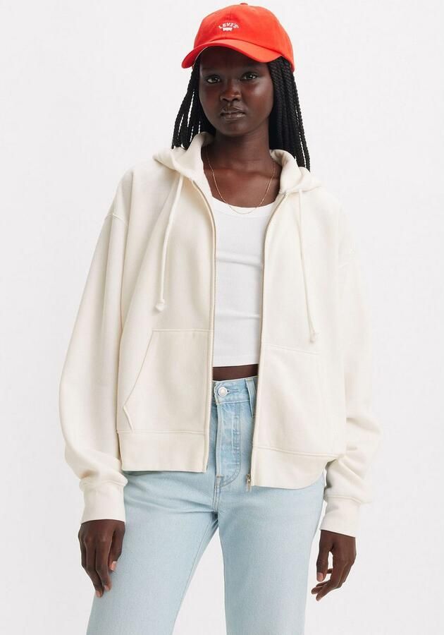 Levi's Sweatjack met extra brede schouders model 'EVERYDAY' - Foto 4