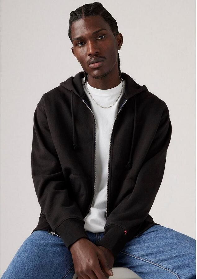 Levi's Relaxed fit sweatjack met labelstitching - Foto 3