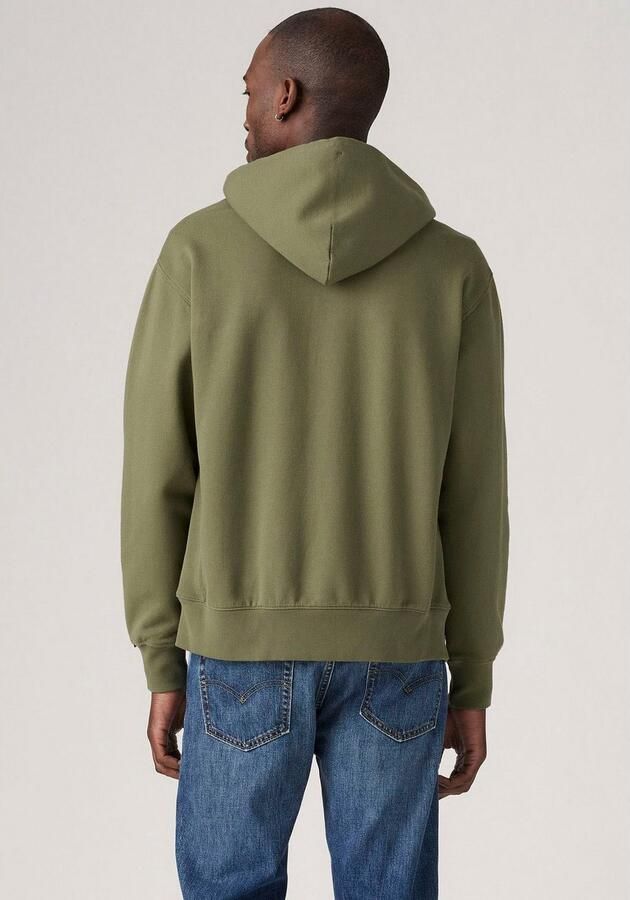 Levi's Capuchonsweatvest met logoborduursel - Foto 5