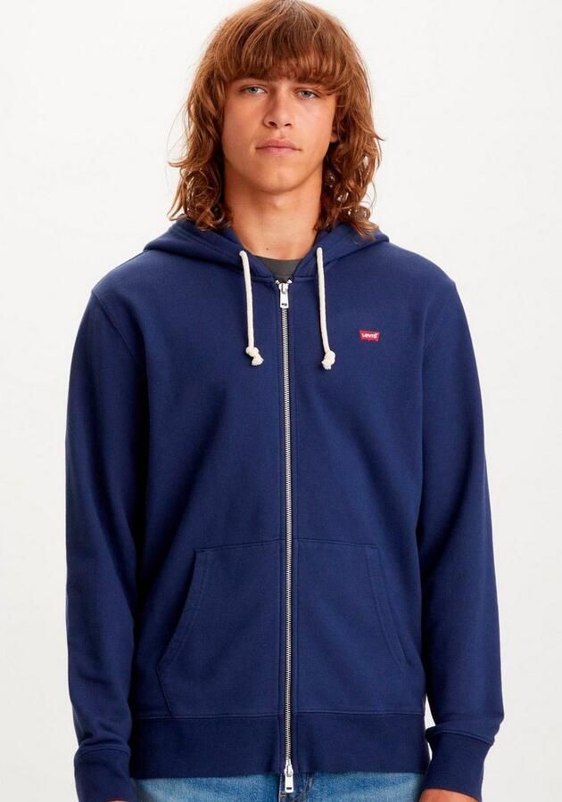 Levi's Capuchonsweatvest NEW ORIGINAL ZIP UP met logo-borduring en kangoeroezak - Foto 14