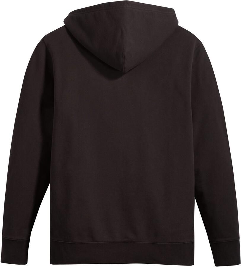 Levi's Capuchonsweatvest NEW ORIGINAL ZIP UP met logo-borduring en kangoeroezak