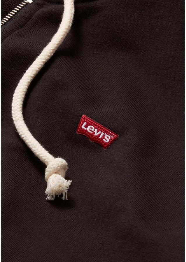 Levi's Capuchonsweatvest NEW ORIGINAL ZIP UP met logo-borduring en kangoeroezak - Foto 5