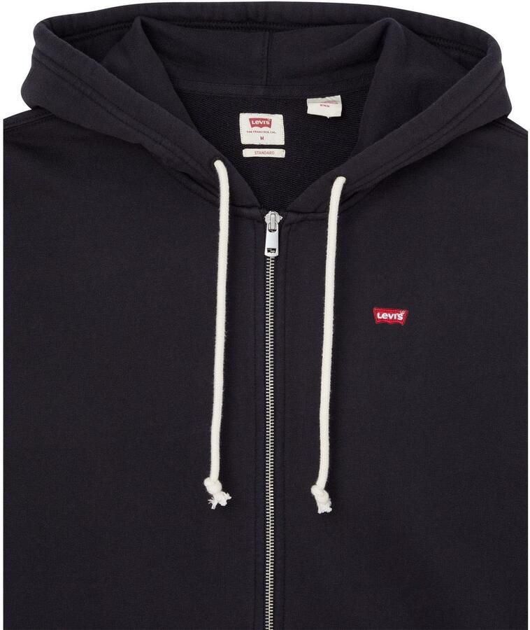Levi's Capuchonsweatvest NEW ORIGINAL ZIP UP met logo-borduring en kangoeroezak - Foto 3