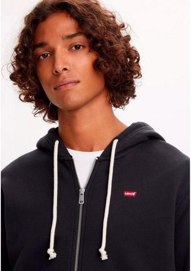 Levi's Capuchonsweatvest NEW ORIGINAL ZIP UP met logo-borduring en kangoeroezak - Foto 8