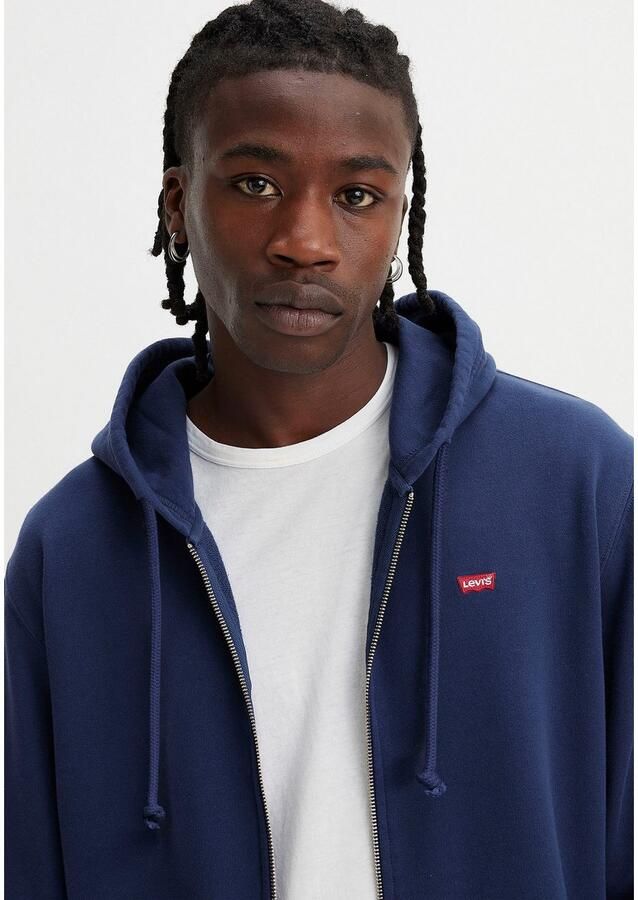 Levi's Capuchonsweatvest NEW ORIGINAL ZIP UP met logo-borduring en kangoeroezak - Foto 8