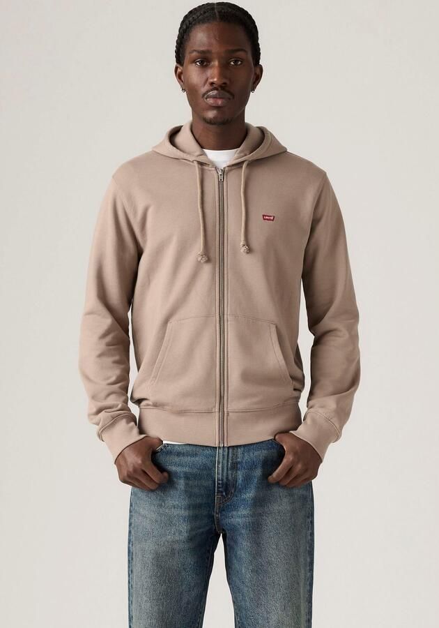 Levi's Capuchonsweatvest NEW ORIGINAL ZIP UP met logo-borduring en kangoeroezak - Foto 6