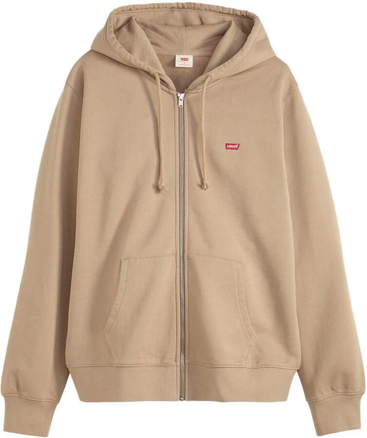 Levi's Capuchonsweatvest NEW ORIGINAL ZIP UP met logo-borduring en kangoeroezak - Foto 2