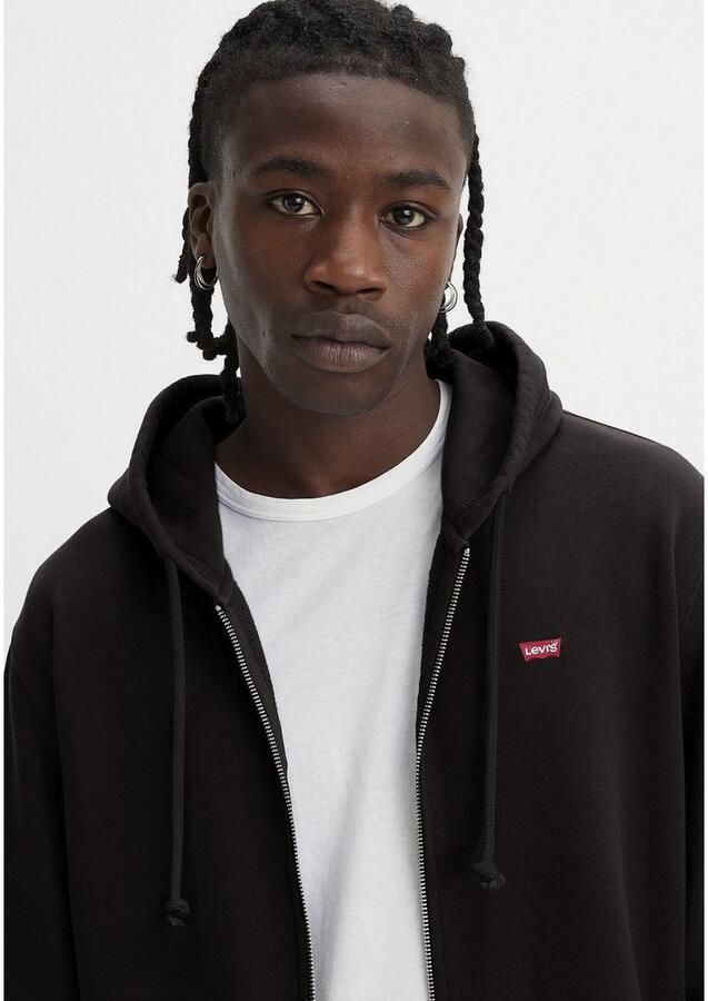 Levi's Capuchonsweatvest NEW ORIGINAL ZIP UP met logo-borduring en kangoeroezak - Foto 7