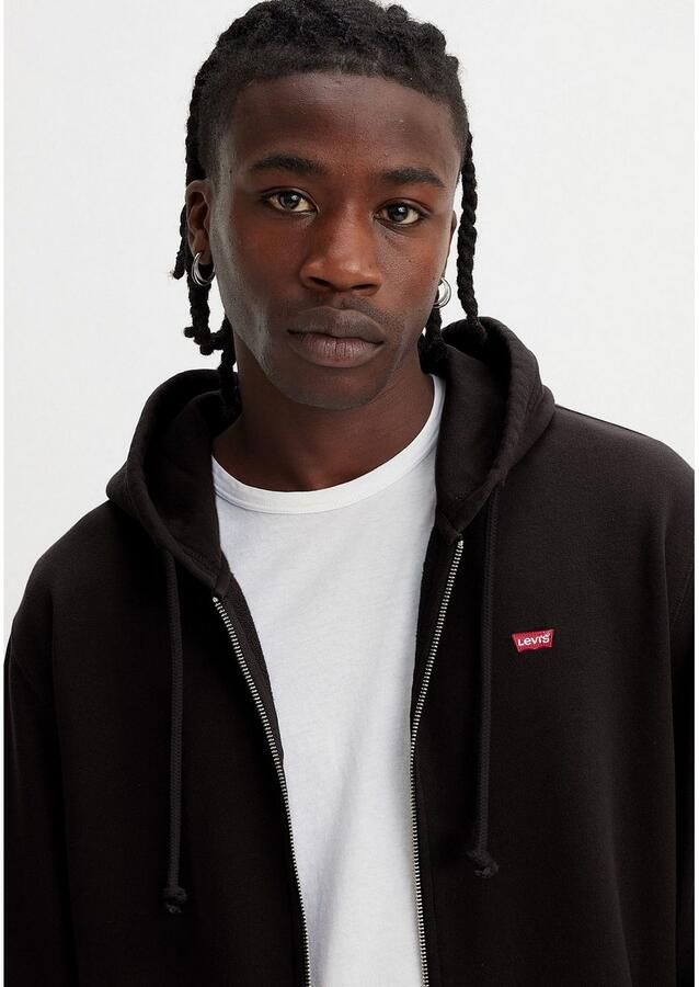 Levi's Capuchonsweatvest NEW ORIGINAL ZIP UP met logo-borduring en kangoeroezak - Foto 7