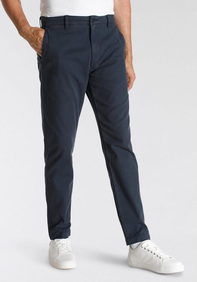 Levi's Tapered fit stoffen broek met Franse steekzakken - Foto 4