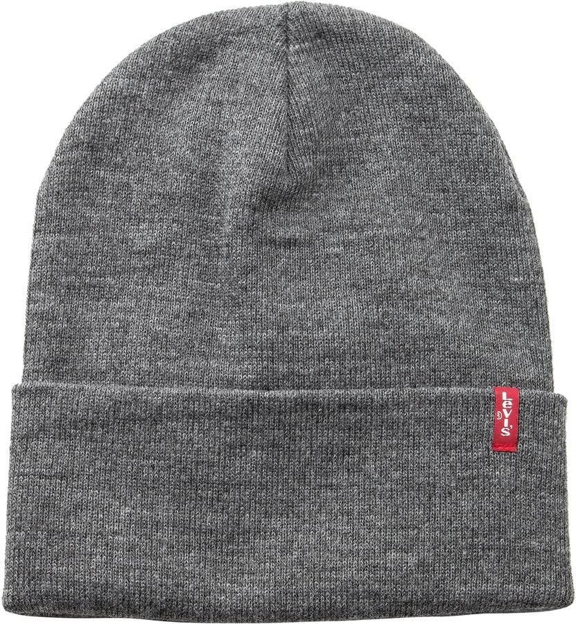 Levi's Slouchy Beanie Herfst Winter Collectie Gray