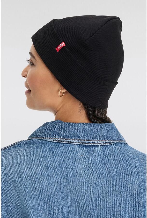 Levi's Beanie met labelpatch model 'SLOUCHY RED TAB' - Foto 4