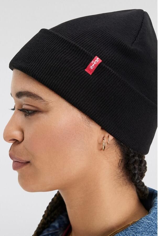 Levi's Beanie met labelpatch model 'SLOUCHY RED TAB' - Foto 6