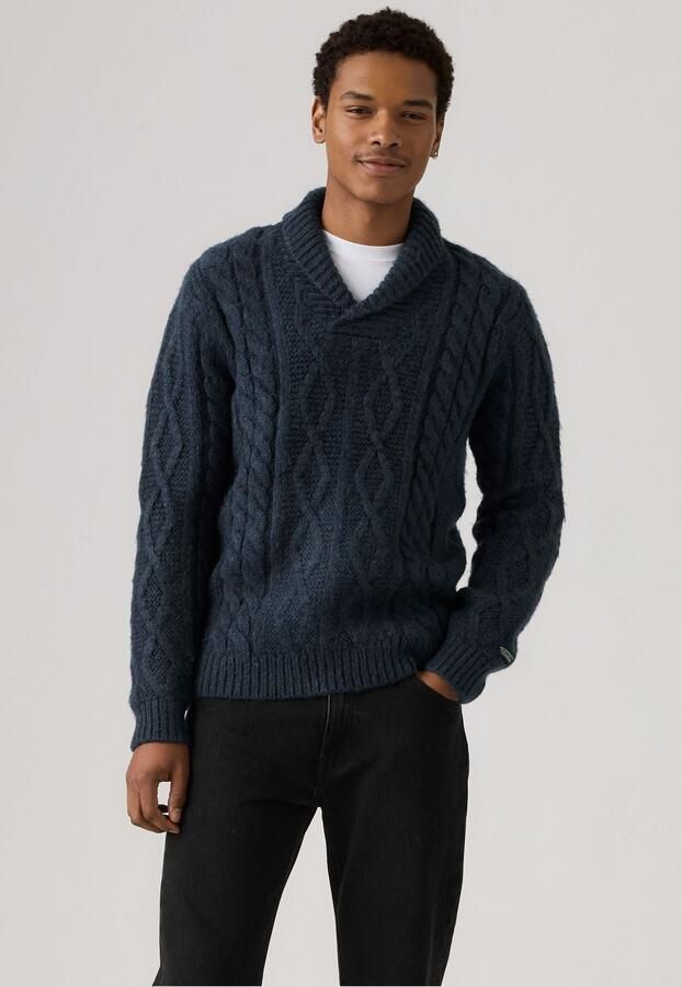 Levi's Gebreide trui met ajourmotief - Foto 6