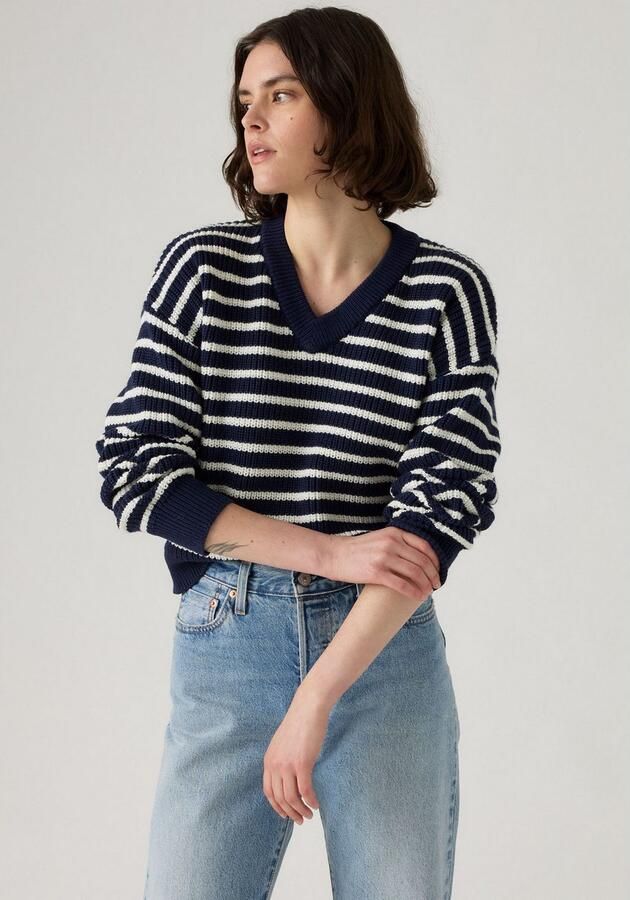 Levi's Gebreide trui REESE VNECK SWEAT - Foto 5