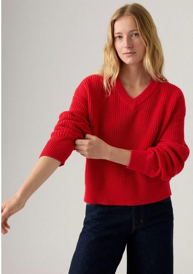 Levi's Gebreide trui REESE VNECK SWEAT - Foto 4