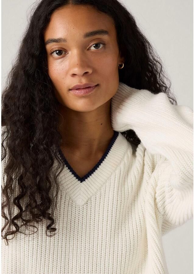 Levi's Gebreide trui REESE VNECK SWEAT - Foto 2