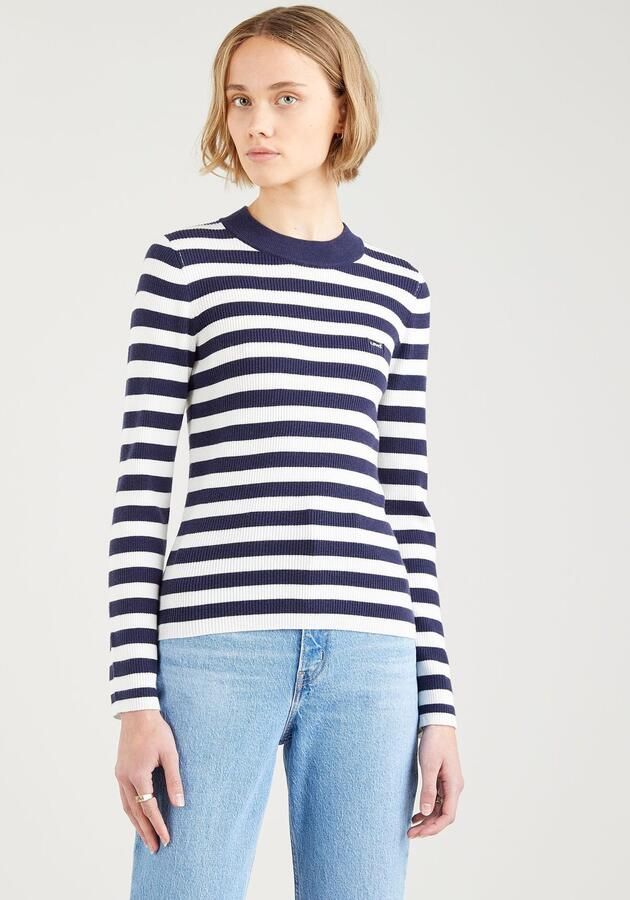 Levi's Gebreide trui RIB SWEATER met batwing-logo - Foto 5
