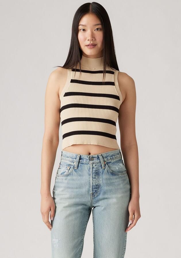 Levi's Gebreide trui TULIP MOCKNECK TANK - Foto 6