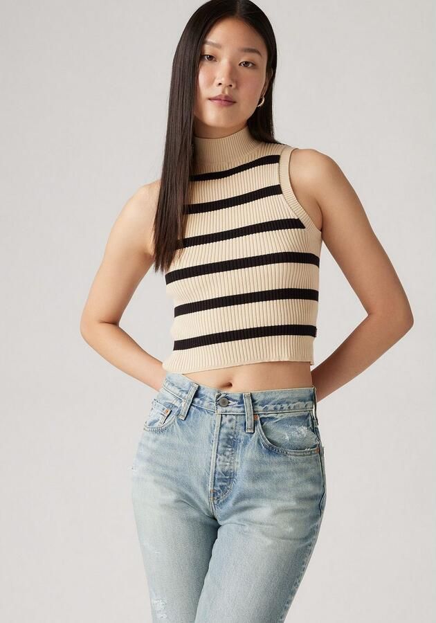 Levi's Gebreide trui TULIP MOCKNECK TANK - Foto 4