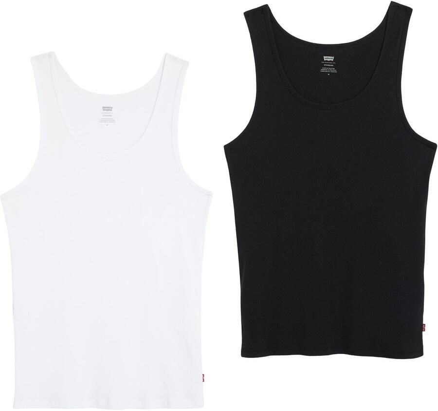 Levi's Geribde tanktop Pride rib tank 2-pack (set 2-delig 2 stuks) - Foto 9