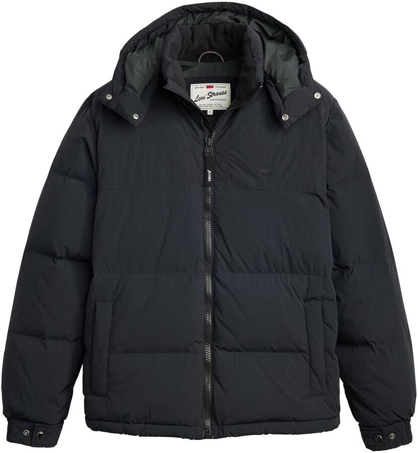 Levi's Gewatteerd jack met labelpatch model 'ROCKRIDGE