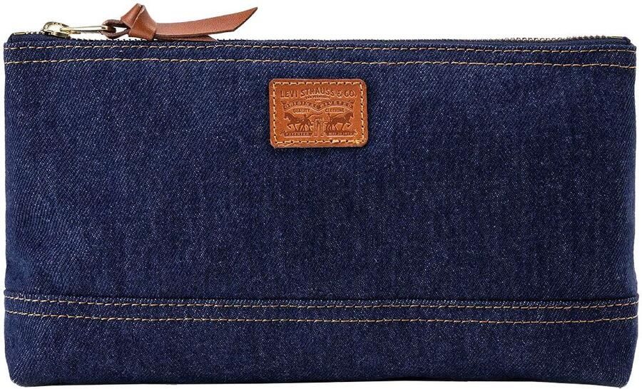 Levi's Handtas DENIM POUCH met geborduurd logo - Foto 3